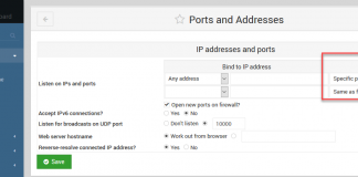 ¿Cómo cambiar el puerto Webmin usando terminal? webminport4