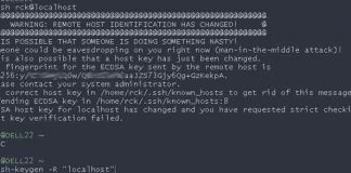 WARNING: REMOTE HOST IDENTIFICATION HAS CHANGED warning-remote-host-identification-has-changed