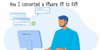 How I converted a VMware VM to KVM