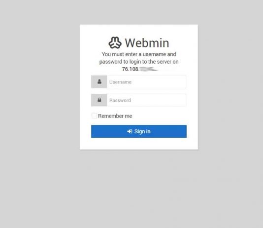 Webmin on Ubuntu