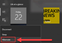 Add-Hibernate-to-the-Start-Menu-in-Windows-10