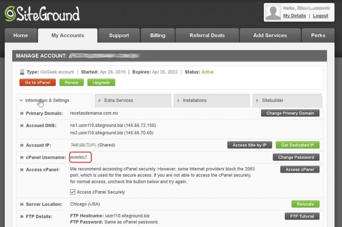 How to log in to my SiteGround shared account via SSH using PuTTY