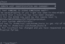 warning-remote-host-identification-has-changed