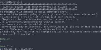 warning-remote-host-identification-has-changed
