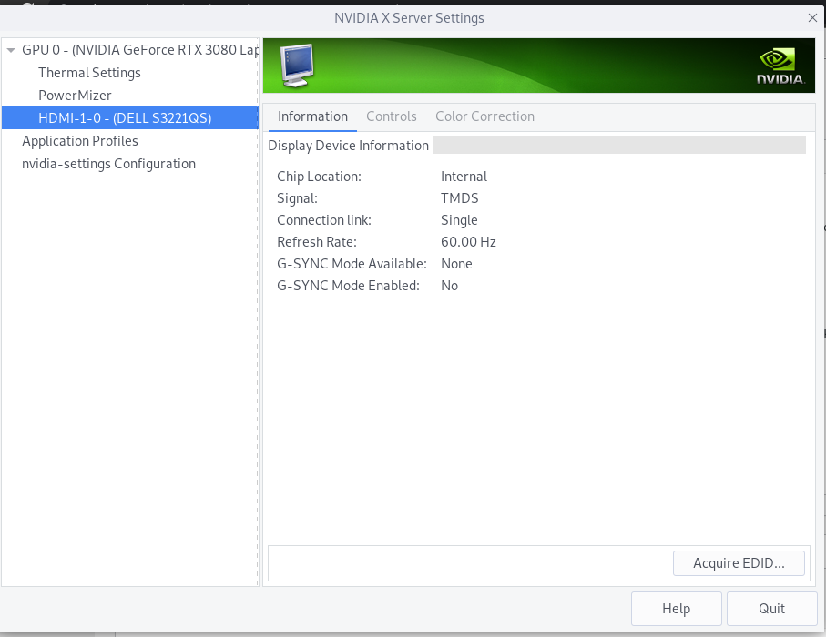 Nvidia laptop dual monitor problem in Debian 2